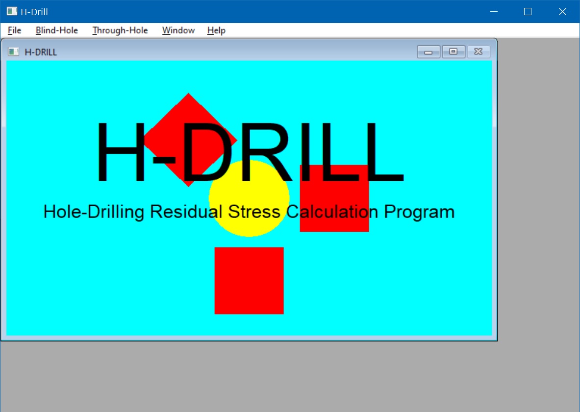 H-DRILL Opening Screen